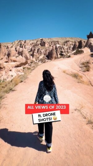 Aakansha Monga Instagram - Try this camera hack on your next trip - how many countries can you guess?🫣✨

This transition is very easy and you can recreate this just using your phone! 

Just make sure to shoot all your videos from a super high angle while you walk in 0.5X (this is VVV IMPP!) in the same style across various locations. It gives this super cool drone-like perspective & captures the stunning landscape !!😲

This year I travelled through so many countries, all with such unique, different and jaw-dropping beautiful landscapes that I just had to make this compilation!Perfect to summarise my 2023 travels ❤️

I hope you also recreate this video and tag me when you do!!💯

[TravelAMore, cool transitions, 2023 travels, travel diaries, travel tips, transitions]