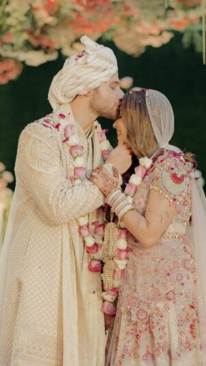 Aaliyah Kashyap Instagram - “The most Dreamy Day 🤍” 

Aaliyah / Shane 

Film by : @fourfoldpictures 

Couple Outfit : @taruntahiliani 
Jewles : @mayasanghavijewels 
Stylist : @sheefajgilani 
Makeup : @shradhaluthra 
Wedding Planning & Decor : @theserendipitycoindia 
Shot on : @canonindia_official EOS R6M2 

#vogueindia #timeless #weddingfilm #couples
