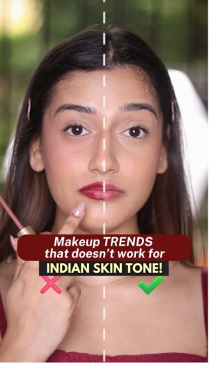 Aashi Adani Instagram - Makeup trends that DON’T work on Indian Skin😮‍💨 you need to save this!!!