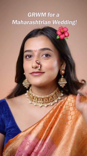 Aashi Adani Instagram - Come grwm for a Maahrashtrain look ft. @thefaceshopindia_official 😚🥰

#TheFaceShop #WeddingSkincare #TheFaceShopWeddingGlow #AD