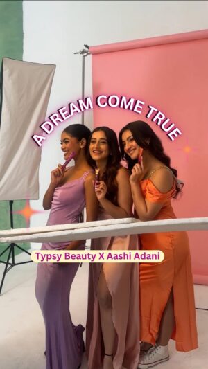 Aashi Adani Instagram - 10 years, countless brushes, and a dream bigger than words ✨ 

What started as a love for makeup turned into longgg nights, endless swatches, and now… a collection I’m proud to call mine 💖

Launching my first-ever collaboration with @typsybeauty feels surreal. From picking the shades to perfecting every detail, this journey has been one of passion, patience, and pure joy.
This collection is a small piece of my heart, wrapped in packaging I obsessed over and formulas I swear by. And I can’t wait for you to experience it! Shop now on typsybeauty.com and message me what you think of it? 

Here’s to chasing dreams and making them real ♥️

[makeup lover, dream big, manifestation, blush, contour, vision board, success story, dreams to reality, homegrown beauty brand]