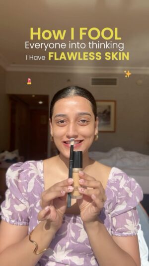 Aashi Adani Instagram - Here’s how I get the most flawless makeup base using just one product! Send this to someone who may need it ☺️ let me know if you’d try it out?