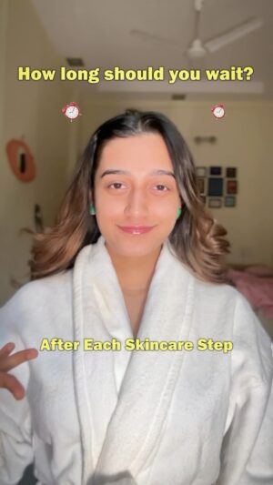 Aashi Adani Instagram - How long should you wait after each skin care step? 🥰  It is important to let each product completely absorb before moving onto the next step! Do you follow it?