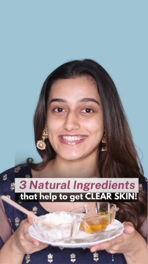 Aashi Adani Instagram - 3 Natural Ingredients to give you clear skin! These are the best DIY’s ☺️🫰