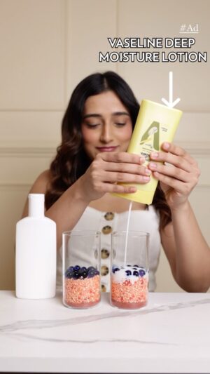 Aashi Adani Instagram - #AD | Your skin barrier’s saviour has arrived! 💖

Let your skin soak in the magic of @vaselineindia Deep Moisture!🌟 Packed with ceramide-boosting goodness, it delivers 48 hours of moisture, leaving your skin plump and glowing. 
Perfect for the upcoming winter season!

Get it now!✨ 

**Creative visualisation added for demo**

#Vaseline #VaselineIndia #DeepMoisture #48HrsOfMoisture #MoisturisedGlow