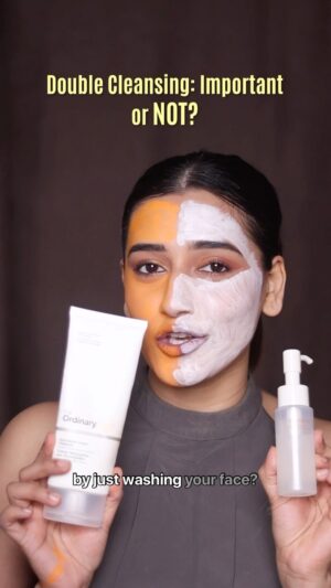 Aashi Adani Instagram - Double cleansing v/s Single cleansing, the difference is SO CLEAR! 😳 what do you do? ☺️