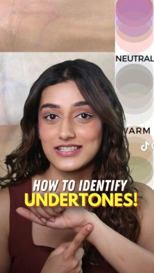 Aashi Adani Instagram - Here’s how to recognise your undertones! It can make a great difference in picking out your makeup shades & overall makes your makeup look good ✨🫶🏼