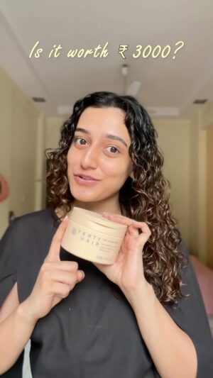 Aashi Adani Instagram - Tried @fentyhair for the first time on my curly hair! Do we think it did a good job? 🤔

Pros:
1. Smells really good
2. Extremely hydrating & glossy finish
3. Does the job of multiple products in one

Cons:
1. Not available in India yet
2. Can make hair sticky if you use too much
3. If your hair get frizzy after your sleep, this can’t prevent that and will require your regular touch up
