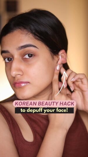 Aashi Adani Instagram - Korean hack to depuff your face via lymphatic drainage, would you try this?