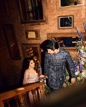 Aashna Shroff Instagram - Mr & Mrs 🩶

Outfits : @falgunishanepeacockindia
Aashna’s Jewellery : @jagatjewels
Styling : @weddingstyleproject @mohitrai @aasthasharma @dishaalva
Aashna’s Makeup : @loveleen_makeupandhair
Makeup Assistant : @misheetasanghvi 
Aashna’s Hair : @shaguftaahairandmakeup
Armaan’s Hair : @who.s.h.u.b.h.a.m 
Armaan MUA : Hemant Naik 
Photography : @tejasnerurkarr

Planning : @siddhesh_ghadi 
Decor : @ateliereventsindia 

Music: ‘Seven’ by Armaan Malik