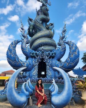 Aastha Chaudhary Instagram - No filter no editing kinda day 💙
#rawbeauty #chiangrai #solotravel