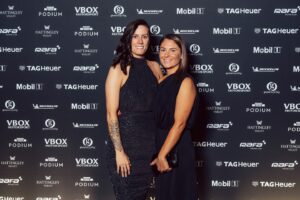 Abbie Eaton Instagram - Great evening with @porsche_gb and the @teamparkerracing guys and girls celebrating successes in the @porscheraces_gb Carrera Cup and Sprint Challenge. 

📸 @danbathie