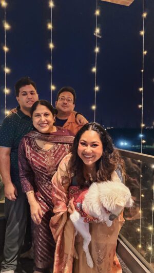 Aditi Shrestha Instagram - based on a true story 🤐 who are you? #happydiwali