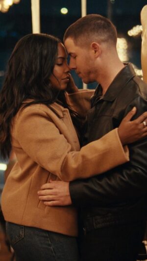 Adrienne Warren Instagram - Five weeks until The Last Five Years — are you ready? Watch Nick Jonas & Adrienne Warren in the official “Goodbye Until Tomorrow/I Could Never Rescue You” music video now. Link in bio.

🎥: @enter__studios