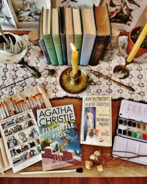 Agatha Christie Instagram - That's a wrap on the first month of #ReadChristie2025! 🌟 Which book did you read and how many stars did you rate it out of 5? 
📸 @dodgesanddaisies, @ahatforeveryread, @triple_l_de_mag, @pisanezusmiechem, @chapitre1sur365, @thereadergram, @emmasbookishcorner, @book_click_deo, and @y0nea #Regrams

#AgathaChristie #ReadingChallenge #Bookstagram #Books #MurderMysteryBooks #CrimeFiction