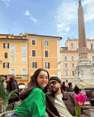 Ahlem Fekih Instagram - Un week-end à Rome 🇮🇹♥️
Joyeux anniversaire à toi mon mari, mon meilleur ami, mon confident et ma moitié 🤍 Je t’aime plus que tout au monde🥰 @sanfara7050