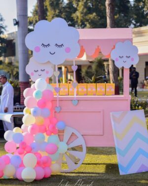 Aisha Uqbah Malik Instagram - #lateasalways -Mahnoors 2nd!!! 🎈🎉
A big thank you to everyone who made this possible! 
Decor by my forever favorite @markyourdayevents  Welcome decor by the amazing @jasmineevents , the most gorgeous twinning outfits from @uzma_afsheen uzz , you know I absolutely love you! The stars of the event undoubtedly were @cravethecaterers & @sweet_affairs_official , the fresh out of the oven delicious mini pizzas were definitely everyone’s favorite and the gorgeousssss cake and cupcakes tasted even better than they looked @saniya_waqar_hassan @asmawaqar123  forever a fan!!! Lastly, @laibaahmedphotography thank you for capturing it all for us ❤️
