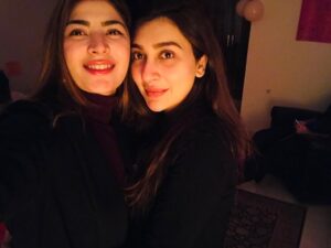 Aisha Uqbah Malik Instagram - Happy birthday gorgeous one.....May you forever be the life of our meet ups ....may your 1000 watt contagious smile only become bigger and brighter ......may your beautiful kind heart find happiness and joy in everything you do and may your  zodiac twin be everything you are !!!!..... love you Mrs Abbasi..... 🎈🎊🎉❤️ps. Excuse my no make up.... zero sleep face 🙈 new mom issues #happybirthdaynaimal #scorpiosarethebest @naimalkhawarkhan