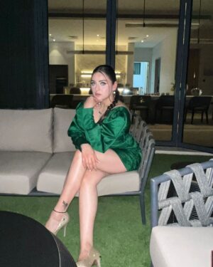 Aisha Yusuf Instagram - Bold in green, owing the scene 💚🥑