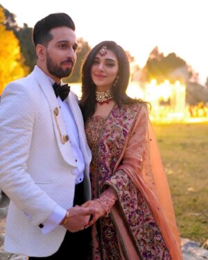Aisha Zafar Khan Instagram - When your happily ever after comes true💍🤍