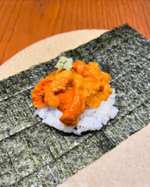 Aiste Miseviciute Instagram - Originally from Tokyo, soba master Katsuki Sakurai, the head chef of @yenparisfr, always wanted to live abroad. When the ready-to-wear company he was working for offered for him to move to Paris, he did not hesitate for a second.
To perfect the complex art of making soba, he spent a year working alongside one of the best masters in Japan, Takahashi Kunihiro, as an apprentice in Kyushu. He then moved to Paris, where he has been the head chef at restaurant Yen for over 20 years.
While the process for making soba might appear quite simple at first sight, it demands real technique and expertise. Water and buckwheat are the only ingredients used to make soba noodles; thus, their quality is essential. For his restaurant in Paris, Katsuki Sakurai imports buckwheat from Japan, before mixing it with water and cutting the soba every day.
The speed at which the noodles are cut is also a crucial factor. The best soba will never be too dry, will always be perfectly al dente, and will possess the beautiful flavour of buckwheat.

* The short article written by me was originally published by Pen magazine. @penmagazine @penofficial 
https://pen-online.com/travel/katsuki-sakurai-europes-best-soba-maker/ 

In the pictures:

- Cold soba with sea urchin
- Chutoro and sea bream sashimi
- Fried mochi with bottarga
- Zucchinni flower tempura (when in season)
- Otoro and sea urchin temaki
- Black cod
- Hot soba