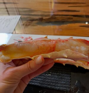 Aiste Miseviciute Instagram - 7 great spots in Sapporo for seafood, miso ramen and more 🦀🦪🦞🦑🐙🐟🇯🇵

- Top notch quality and elegant sushi at Himeshara by veteran sushi chef Akira Tanaka. Wild tuna from Oma, sea urchin from Hokkaido and ginger in the picture. 
- Decadent Bafun uni and ikura donburis at @unimurakami_n 
- Excellent and friendly Takuzushi, the original shop of Takuya Watanabe in Sapporo. @sushi_taku @takuparis @m.m09088954033 
- Delicious miso ramen at Shingen ramen (Make sure to come early to queue.)
- Great  and down to earth tempura @tempura_araki
- Katsukani no Hanasaki, taraba, giant crab from Hokkaido restaurant by Kenyuu Ochi.
-  Miso ramen at Menya Saimi, another ramen spot well worth the long queue and a special trip.