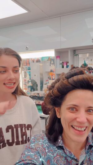 Alanna Ubach Instagram - GOOOOD MORNING!!!! @giorgia_whigham #morning @peacock #tedtheseries