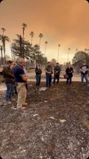 Ali Landry Monteverde Instagram - A beautiful family from our school, The Halpins, who lost their family home in the Eaton fire! I am touched beyond words by their faith, and in the midst of their loss , they praise God! Here is a quote from a family member that I received in an email! “I just want to share this video of the Halpin family singing at the ruins of their home. This is where Pete and his siblings grew up, where Kristen gave birth to 6 children, where I taught Blaise to read and where Seraphim learned to walk. My in-laws, Peter and Jackie, hosted countless events and hosted many, many people over the years. They have always been the model of Christian charity and hospitality.  We went up there today to pray and cry and sift through the ash. I hope this helps people remember that we must cling to our faith in these difficult times, and that community is so important!”