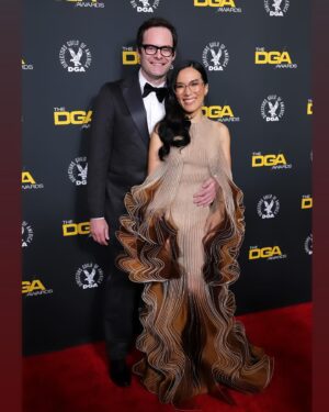 Ali Wong Instagram - Category is: CORDYCEPS CUNT!

🙏 @directorsguild for the nomination 
 
Dress @irisvanherpen 
Styling @taraswennen 
Makeup @storyofmailife 
Hair @claytonhawkins 
Earrings @nakarmstrong 
Shoes @brandonblackwoodnyc 
Photos @gettyentertainment Slide 1 @frazerkh Slide 3  @asussmanphoto Slide 4 @mayaspachphoto