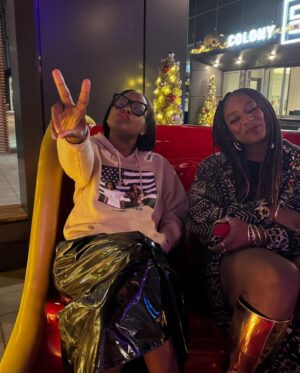 Alicia Garza Instagram - Couldn’t capture it all but was so so good to celebrate 44 with my loved ones this weekend. So grateful for all the good ones I have in my life … when it comes to homies frfr I am actually blessed. Y’all came by plane train and automobile and we ate we danced we laughed we caught up we built and we catted off — all the things I love the most in the world. Nothing better than French fries at 3am — except maybe Waffle House but you know. Next time 😘