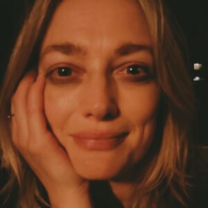 Alison Sudol Instagram - it’s halloween and it’s diwali, and it’s been a strange old energy over here. light and dark bumping up against each other all day, life and death. my children vacillating between joy/ howling. big one so bravely handed out candy to big kids at our door, so patiently honoring our agreement that one single bar of the great big bag would be theirs tomorrow afternoon (when sugar crazies can be run off at the park) while little one kept snatching the brightly colored sweets, trying to hide them behind their back like we couldn’t see. I love them so much it catches my breath… I found out someone I knew passed away suddenly- the news keeps sliding over me. I can’t take it in. How does one make sense of death? It doesn’t make any sense. One day you’re chatting nonsense, the next and they’re gone. The fireworks are going off and I can’t help but think about the many places this sound means the opposite of celebration. I would ordinarily go straight to guilt   shame, a survivor’s guilt extending to all of humanity. But does that help anyone, really? When life is so fleeting, so precious, really, mustn’t we celebrate what we can? Can that be done without abandoning the grief? What would light be without darkness? Now, I took this picture two nights ago, after something happened that might have changed the course of my life. This moment showed up, I met it with the fullness of my being   I wanted to mark it. But then I looked at the picture, annoyed at the mascara under my eyes (from rubbing them again   again in sheer wonder), embarrassed at the thought of posting something which could not materialize into anything   blah blah. So I didn’t post it. But because writing even when I feel dumb about it is the new thing I’m trying, because I needed a picture and all the Halloween photos I have of my kids have their faces in them   I don’t do that on here, well I’m using this one of me mug. Now that moment has found a way to be marked, which feels like betting on my own horse. A prayer of sorts: may that day indeed change the course of things, may I keep learning to hold hands with light   dark, and may our friends go into the shimmering skies, into the unknown in peace.