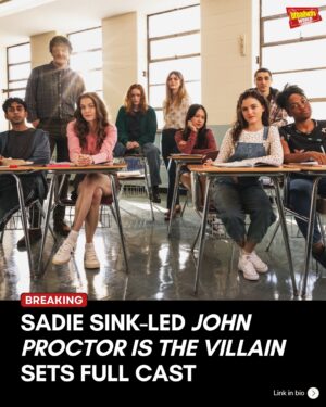 Amalia Yoo Instagram - The complete cast for the @sadiesink_-led @johnproctorbway has been announced! Find out the full cast, including Gabriel Ebert, @niharduvvuri, @mgriggz, and more, at the link in our bio.

📸: @damon_baker