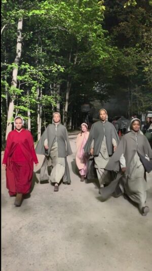 Amanda Brugel Instagram - Decades from now, should you ask me what I remember of you, I will recount my very own liberation from a life that did not serve me.

And the laughter.
And holding hands with Margaret.

But most of all, without fail, I shall remember
The dancing.
That’s how love goes. 
#serieswrap