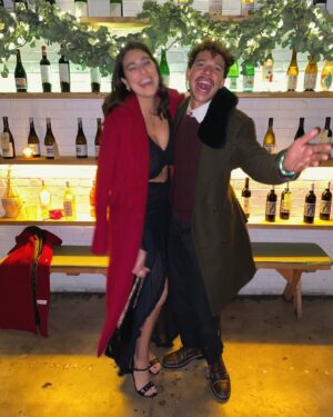 Amanda Lehan-Canto Instagram - we worked hard this year and so we celebrated hard and it was alllllllll legs. 🪩 🎄 🍸 ❤️ 🪄 

📸 pretty much: @erindougal