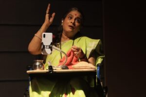 Amruta Subhash Instagram - Wounds run deep and they take time to heal. And when you battle amnesia, the struggle with your demons comes in waves . That’s how you see Neena Kulkarni battle with her twilight years in the Marathi play Asen mee nasen me. Written with sensitivity and empathy in equal measure playwright Sandesh Kulkarni makes us empathise with the struggles of old age and a gradually losing world. At the heart of this struggle is the combative mother- daughter tale. The daughter played with sharpness and yet a vulnerable broken side is the ever dependable Amruta Subhash. She invests her character with a deep understanding of a woman grappling with a parent fast losing her mind. In an equally challenging role is Shubhani Gokhale (she plays dual roles with acuity). She raises all the laughs and earns your respect too. The dynamics between her and Kulkarni are spot on. One of the best qualities of #Asenmeenasenmee is that it’s not a weepie. The women are strong resilient and deal with the cards that life has dealt them with aplomb.
Subhash also takes on the mantle of director and invests Asen Mee Nasen Mee with maturity and a depth seldom seen in recent theatre. Front lining this equal parts funny and disturbing play is Ofcourse the formidable Neena Kulkarni. She shows us yet again how it’s done. She’s plucky and poignant in turns and her voice projection is bang on.
Asen me Nasen me deals with heartbreaking reality of dementia. The heroine is gradually losing her control over her mind and memories. The memories come rushing back and in a truce they fade away. For anyone dealing with the ache of old and impending loneliness with parents, siblings and loved ones will find a resonance. And in that resonance, you will find assurance and hope. All is not lost.