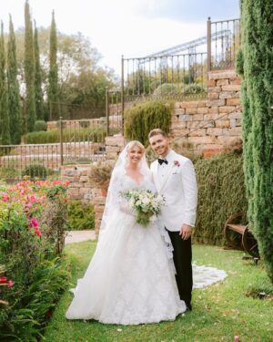 Amy Hart Instagram - Where to even begin?! ❤️

✨ A stunning venue in sunny Spain
✨ Not one, not two but THREE fab dresses
✨ An abundance of live music
✨ A giant conga line ft. 136 guests   1 wedding planner
✨ More rosé consumed than the caterers could keep up with 
✨ A precious little page boy
✨ A wonderful team of suppliers 
✨ A whole lot of love and laughter 
✨ And most of all, a truly fantastic couple ❤️

Thank you @amyhartxo and @samuelrason for being a dream and trusting me with your day ❤️

📸 @bloomfield_wedding_photography 

WP: @weddingsbyemilycharlotte
Assistant Planner: @ddweddings_celebrations
Venue: @casadelaeramarbella
Content Creator: @adore.socials
Flowers & Deco: @uniquebyrobertosilvosa
Video: @reeceivesonvideography
Stationary: @papelosophie
Catering: @alabarderocateringexperiences
Stylist: @jeffmehmet1
Hair: @iamjamesjohnson
Make Up: @marcosgmakeup
Bridesmaid Hair: @alexbridal
Bridesmaid Make Up: @ekaterina_slauta_mua
Bridesmaid Dresses: @rewrittenlondon
Groomsmen suits: @mossbros
Groomsmen bow ties: @debenhams
Celebrant: @malagaminister
Singers: @masqueradeduo @real_arg @melissaccarver @johnnygsinger
Saxophone: saxkidmarbella
Wedding Dress and Veil @zuhairmuradofficial
Earrings @sifjakobsjewellery
Second dress @nadinemerabi
Bow Veil @minamollie
Third dress @modeandaffairebride
Shoes @charlottemillsshoes
Groom’s tux suit, shirt, shoes @hawesandcurtisglobal
Cummerbund @dolcegabbana
.
.
.
.
.
#wedding #weddingplanning #spanishwedding #bride #bridetobe #2025bride #2026bride