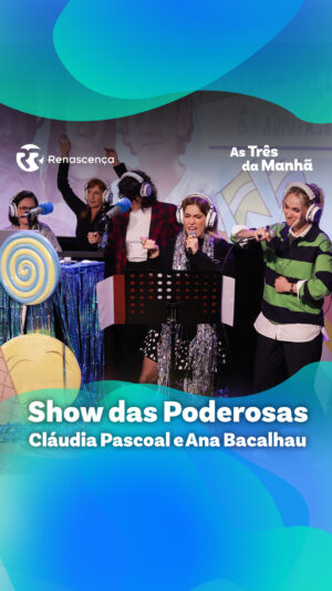 Ana Bacalhau Instagram - Cláudia Pascoal e Ana Bacalhau juntaram-se à Ana, à Joana e à Inês para celebrar os seis anos de As Três da Manhã com uma versão muito especial do Show das Poderosas. ✨

Qual foi o seu momento favorito desta música dedicada ao programa da manhã?