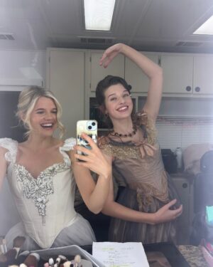 Ana Mulvoy Ten Instagram - 🎥🪄🎬It’s the Ever and Ana show over here 🎥🪄🎬 @everanderson