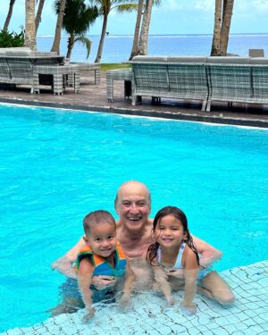 Andi Eigenmann Instagram - Not to overshare, but I was ecstatic that my grandparents finally got to come visit Siargao all the way from the States, after 7 years of me living here. With my sissy @stevieeigengirl and my city girl @ellie_ejercito, no less!❤️