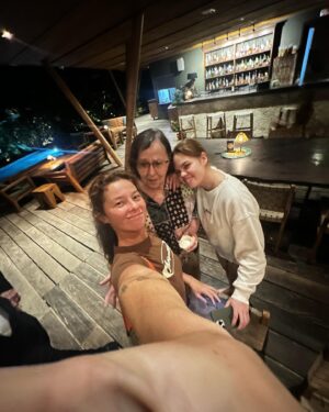Andi Eigenmann Instagram - Not to overshare, but I was ecstatic that my grandparents finally got to come visit Siargao all the way from the States, after 7 years of me living here. With my sissy @stevieeigengirl and my city girl @ellie_ejercito, no less!❤️