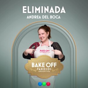 Andrea Del Boca Instagram - 🧁 Andrea del Boca es la sexta eliminada 👩🏻‍🍳

🍩 Mirá #BakeOffFamosos en mitelefe.com
🧁 Reviví los episodios en @disneyplusla