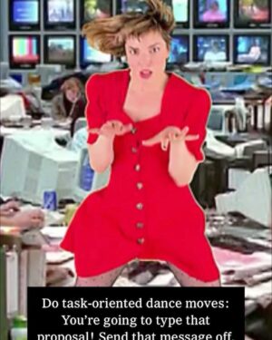 Angela Trimbur Instagram - When the @nytimes asks you a few advice questions on “How to Dance Thru the Holidays”, you run straight  to their office and get in front of that green screen 💚

filmed edited and animated by @arjununcle 
Article by @melenar 
Produced by @talasafie @jolieruben @aliciamdesantis