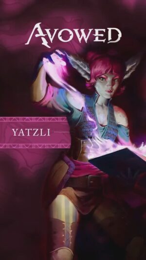 Anjali Bhimani Instagram - Happy Avowed Release Day! Yatzli is looking forward to being your loyal wizard companion on your journey through the Living Lands…just be ready, she’ll also keep you on your toes. 😏🪄☠️

(plus join us tonight on @critical_role for a special Avowed sponsored one shot at 7 PM PT/9 PM ET!)

Who’s coming with us on either or both of these wild rides? 

#avowed #obsidian #yatzli #rpg #videogame #anjalibhimani