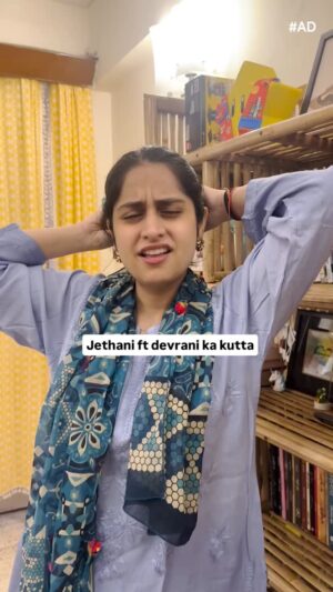 Ankita Sahigal Instagram - Jethani ki tareef karey na karey, for more safety tips aap zaroor Google Safety Centre visit karey..!

#SaferInternetDay #MaukaGanwaoPaiseBachao #Digikavach #Ad