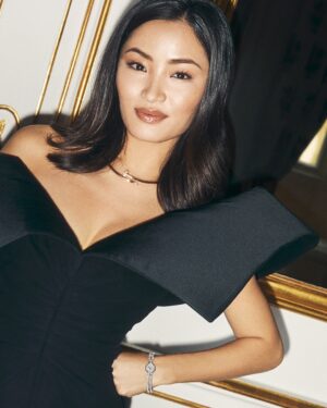 Anna Sawai Instagram - The Baignoire’s ability to transform is demonstrated in full color, Reflection de Cartier presents an open bracelet where time is read backwards, and a double-row bracelet proclaims diamonds are everything on a radiant, geometric new watchmaking creation. #CartierBaignoire #CartierWatchmaking
