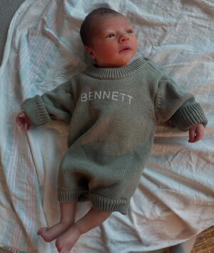 Annie Clark Instagram - 🤍 Bennett Peter Karaim 🤍 our sweet boy surprised us by arriving early on January 24th at 12:45am. All 7lbs 3oz of him are just perfect. We have never been more in love in our lives!!!