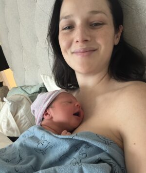 Annie Clark Instagram - 🤍 Bennett Peter Karaim 🤍 our sweet boy surprised us by arriving early on January 24th at 12:45am. All 7lbs 3oz of him are just perfect. We have never been more in love in our lives!!!