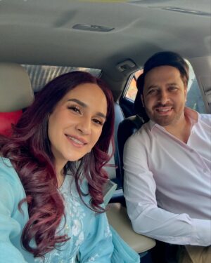 Anoushay Abbasi Instagram - - we will be hitting your screens very soon!! @haroonshahidofficial it was such a pleasure working with you! 🧚🏻

Wearing @j.junaidjamshed