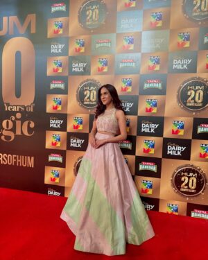 Anoushay Abbasi Instagram - last night was actually magical ✨

Wearing @mariyamdrizwan 
@nkassim 
@humtvpakistanofficial