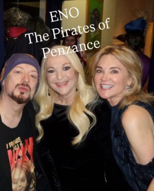 Anthea Turner Instagram - Just to bad outside so thought I’d give you a little photo dump ☔️ 📸 ☕️ 

Had the best time @englishnationalopera @londoncoliseum It’s my favourite theatre so beautiful and don’t forget to look up from the outside and enjoy the revolving turret 💫⚡️ Pirates of Penzance is excellent and if you really want to full experience treat yourself to a meal there before curtain up 🎭 
@boygeorgeofficial @vanessafeltzofficial & @markarmstrong581 who put his organising hat on and pulled out little gang together @pinkietessatoo @bobpereno 

@aldozilli_official is back in Mayfair opening this week @undercroftmayfair it’s in the crypt of St George’s Church Mayfair so you can’t miss it !! It was all champagne and nibbles so can’t wait to return for one of Aldo’s delicious Italian meals 🇮🇹 
@toniabuxton @michelledcollins & 
@nikkizilli who rocks !!🎸

All went on a family outing to @mountviewldn to see my nephew @freddie9webster in a production of ‘The 25th Annual Putnam County Spelling Bee’
It was Brilliant so much talent on the stage and dad was a very prod Pops 🫶

I look rubbish in Beanie Hats but I love @viviennewestwood  It’s Mark’s really and he doesn’t suit them either, but to keep your ears warm they are the  best and Viv’s  is a winner 🏆♥️

Trousers 👖 @donnaida